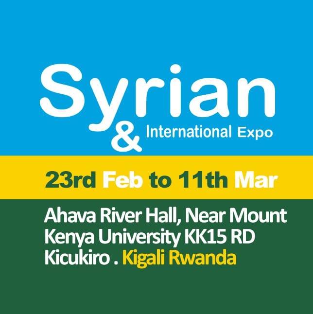 Syrian International Expo in Kigali Rwanda